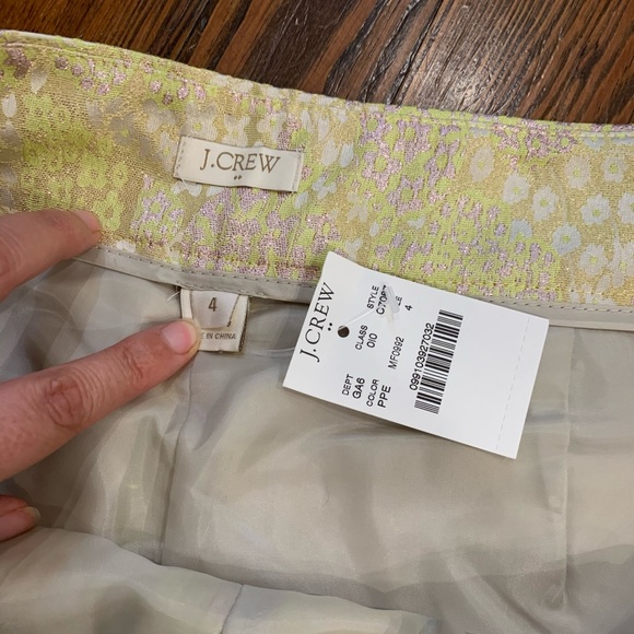 NWT J. Crew Iridescent Shorts - Picture 5 of 8